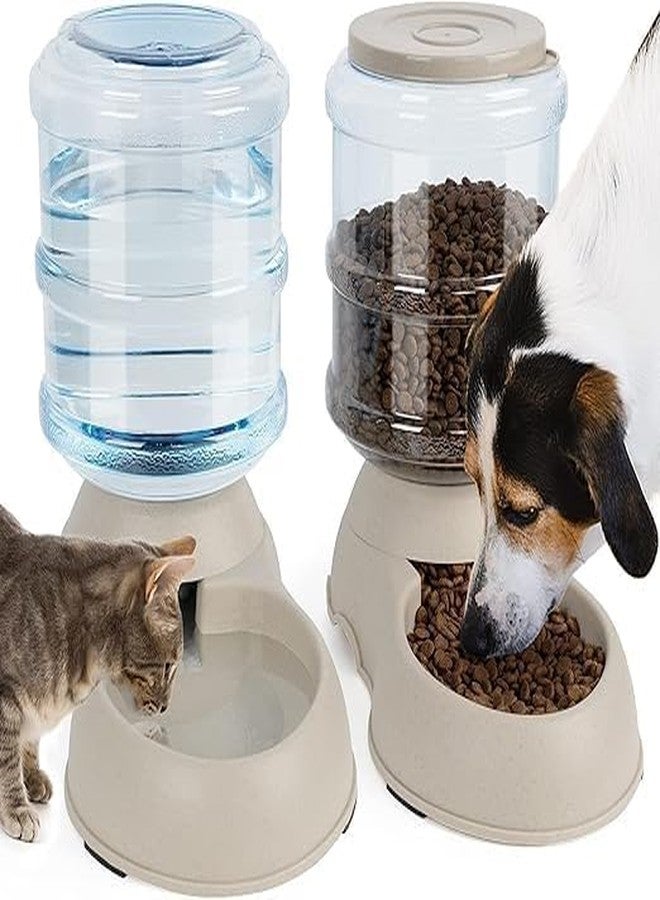 DARKFISH Automatic Pet Feeder and Water Dispenser - Gravity Refill, Self-Feeding for Dogs, Cats, and Other Pets, Suitable for Small to Large Pets, Including Puppies, Kittens, Rabbits, and Bunnies - Image 3